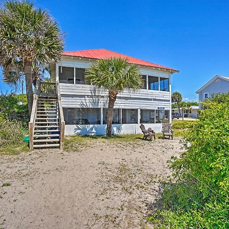 Beachfront Edisto Island Townhome With Screened Porch Екстер'єр фото