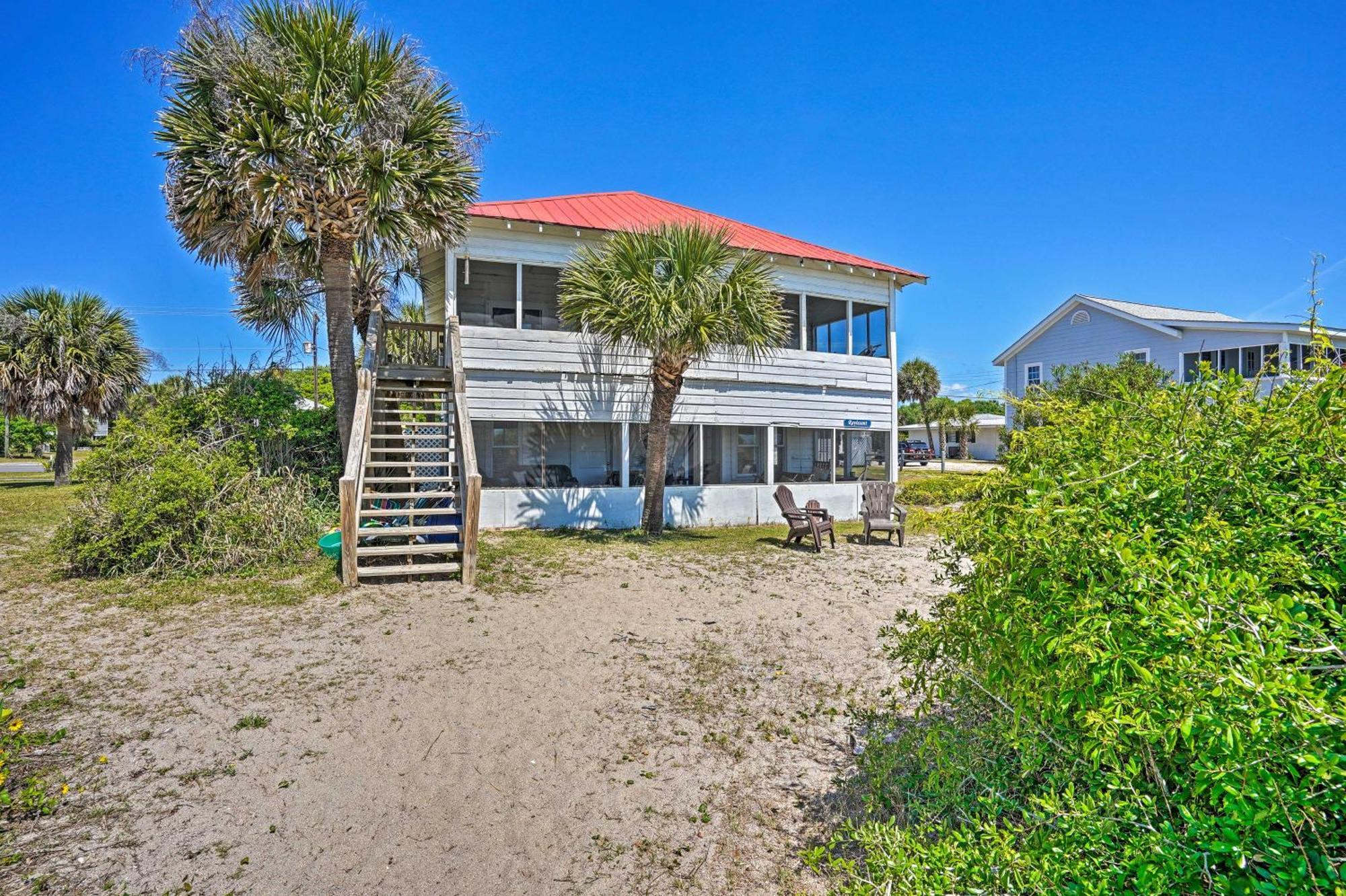 Beachfront Edisto Island Townhome With Screened Porch Екстер'єр фото